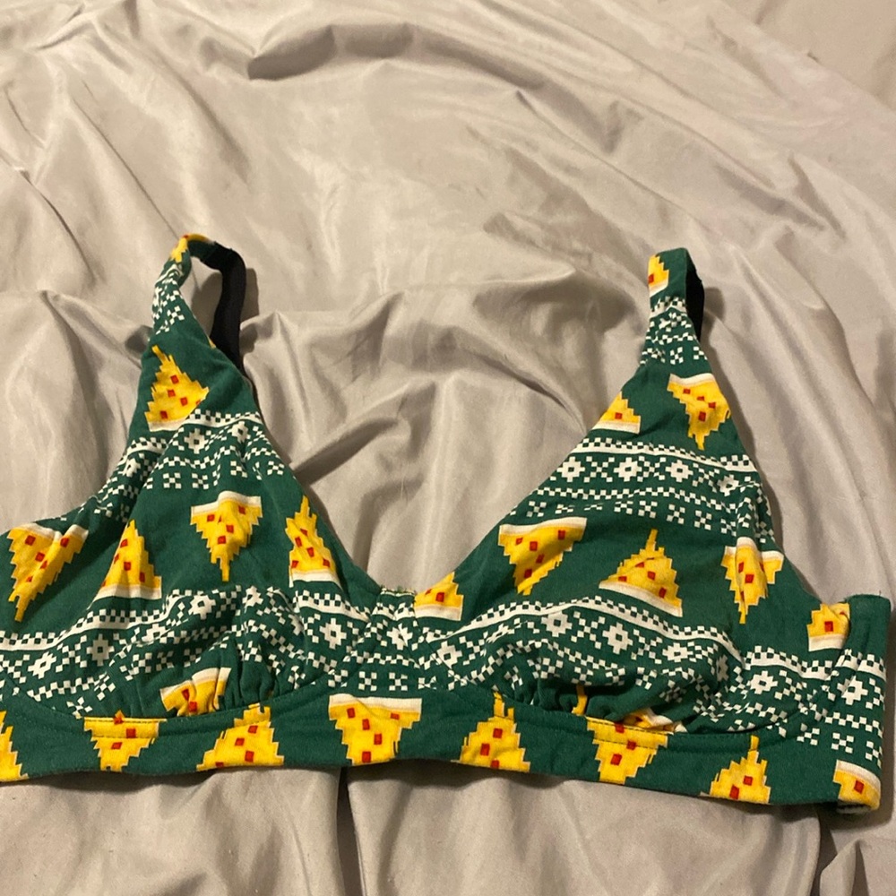 SOLD!!! Me Undies Pizza Bralette Large